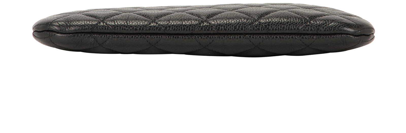 Chanel Logo Zip Pouch, &pound;720, Accessories, Black, Caviar/Caviar Leather, Top view